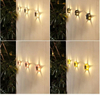 Solar Wall Lamp Outdoor Waterproof Household Garden Terrace Balcony, Atmosphere Decoration Plum Blossom Night Light