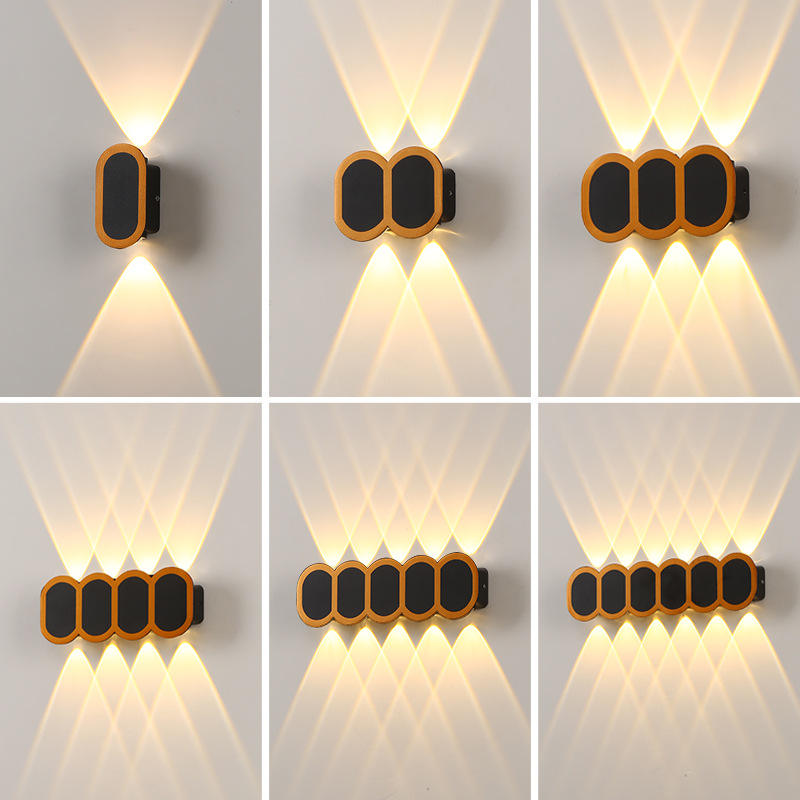 IP65 RGB LED Wall Lamp Outdoor Waterproof Garden Lighting Aluminum 2W 6W 8W 10W 12W Indoor Bedroom Living Room Stairs Wall Light