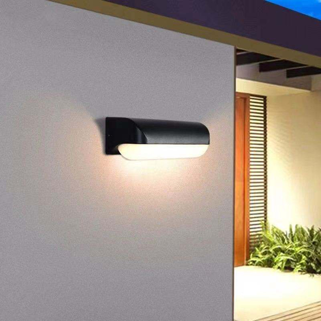 12W LED outdoor wall lamp Waterproof led wall light simple aisle stairs courtyard light balcony wall light super bright