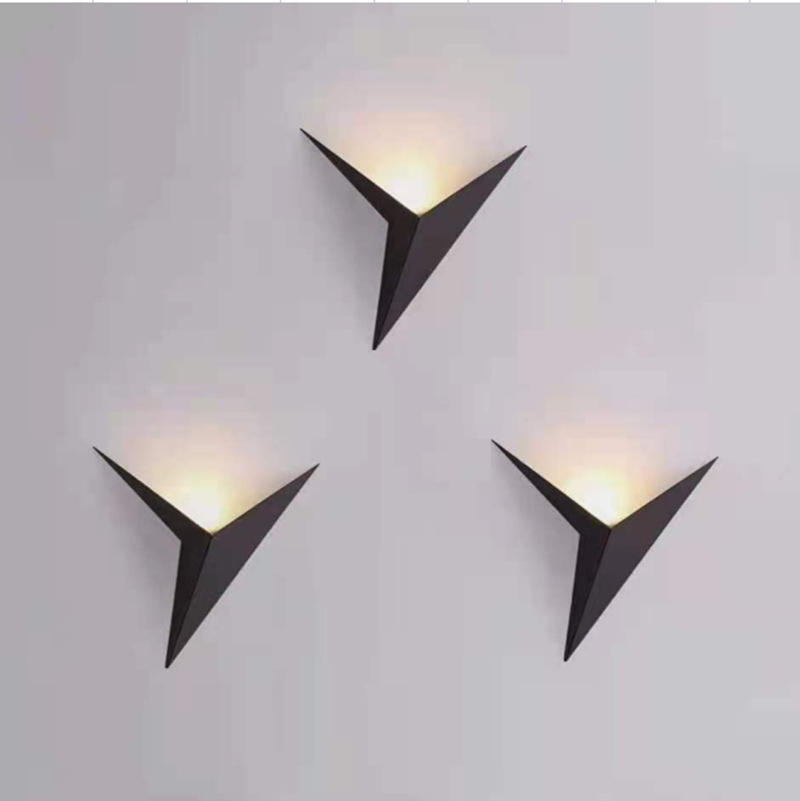 Aluminum Recessed Step Light Led Stair Wall Light 3w Indoor Black Luminous White Body Lamp led room lights