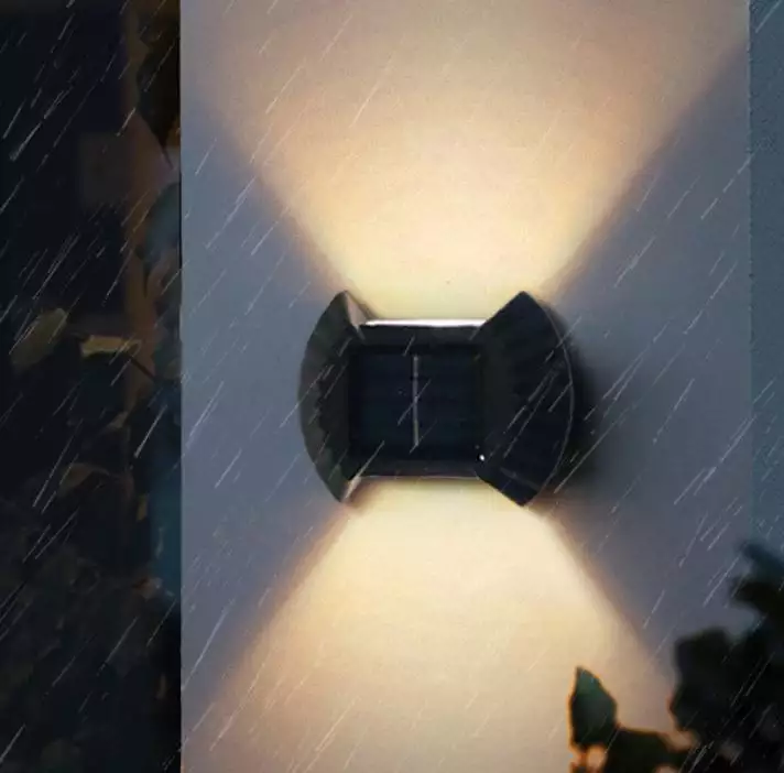 2LED 8LED Smart Solar LED Light Outdoor Waterproof Garden Light Solar Powered Wall Lamps Sconces Decor LED Garden Solar Lamp