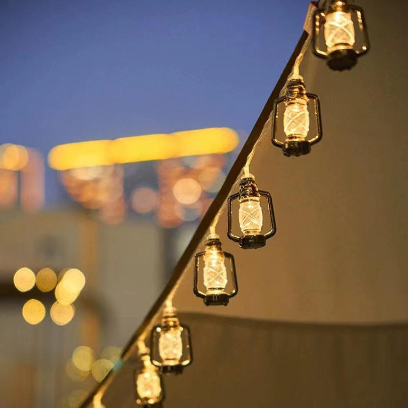 1M 10LED LED String Lights Fairy Ball Lights LED Outdoor Camping Chain Festival Holiday Outdoor Decor Battery Lamp Christmas