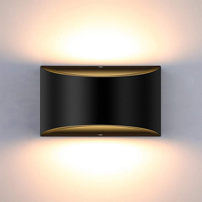New Indoor 10W LED Wall Lamp Up And Down Aluminum Decorate Wall Sconce Bedroom LED Wall Light Waterproof Lighting