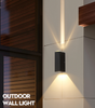 6W Modern Led Black shell beam light waterproof wall light outdoor nightlight up and down wall lights for home