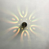 New RGB led lamp with controller beautiful high quality cheap price night light Spiral hole RGB LED Wall Lamp Light