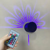 Creative Peacock Projection Lamp Remote Touch RGB Colorful Led Background Night Light Animal Wall Light Home Deco For Bedroom