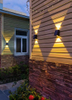 Solar Wall Washer Outdoor Garden Home Wall Lamp Waterproof Up and Down Lighting Lamp Villa Decorative Garden Wall Lamp