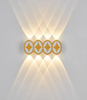 Gold Simple Modern Style Aplique Led Pared Wandlampe Waterproof Lamp Fixture Luminous Lighting Sconce Indoor Decoration Light