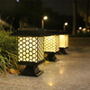 5LED Solar courtyard lamp lawn ground lamp Garden solar lamp garden trellis outdoor antique room light decoration American style 