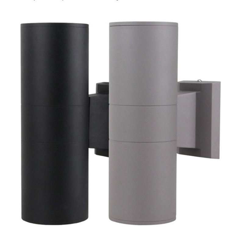 6W 12W Outdoor Waterproof Home Decor 220V COB LED Wall Lamp Double Head Wall Light for Indoor Porch Street Path Lighting