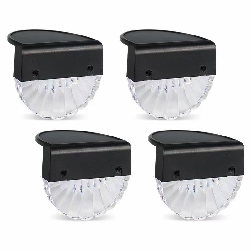 Warm White LED Solar Lamp Stair Outdoor Garden Lights Waterproof Solar Power Balcony Light Decoration for Patio Stair Fence