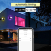 Applique Hagood RGBW LED-Wandleuchte High Quality Outdoor sconce Wifi Waterproof Wall Lamp Color Changing by smart app lamp good