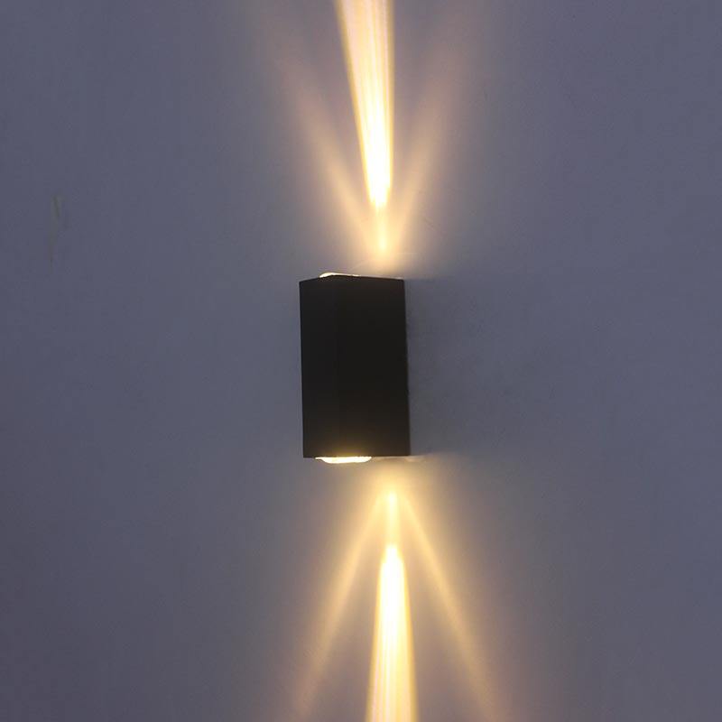 black outdoor sconce light