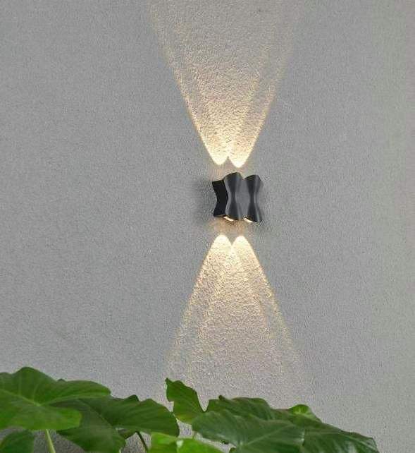 New Modern Design Led Wall Lamp Waterproof Outdoor Patio Garden Lamp Living Room Bedroom Background Wall Lamp