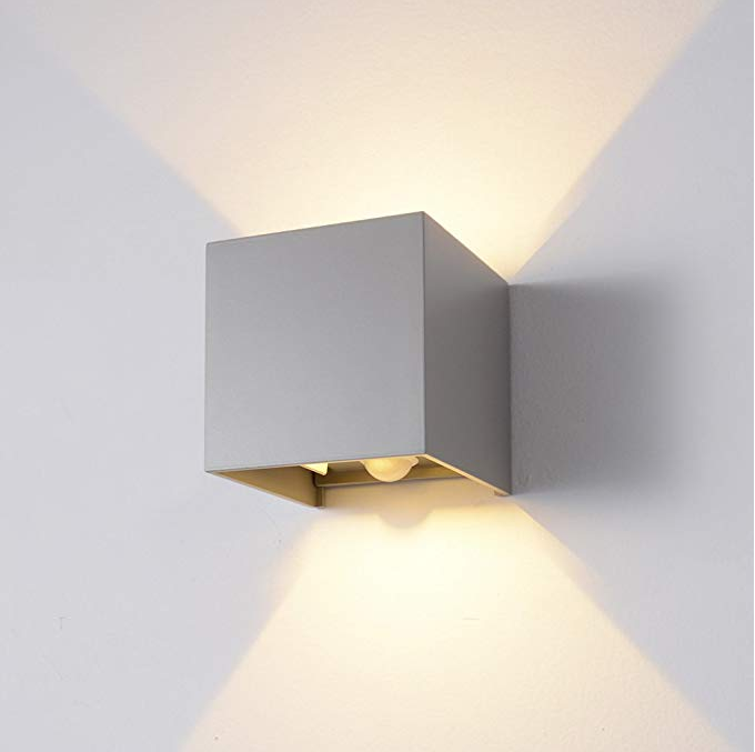 12W Motion Sensor LED Wall Light Outdoor Waterproof IP65 Porch Garden Wall Lamp Decoration Lighting