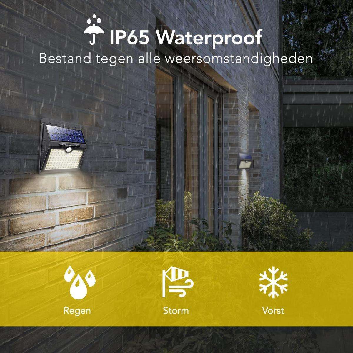 outdoor solar wall lamp