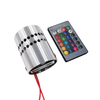 Top Selling 3W AC85~265V Aluminum Wall Mounted Indoor Decoration Lamp RGB LED Night Light with Controller LED Wall Lamp Modern