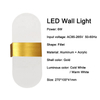 6W Modern Simplicity 6W LED Aluminum Lighting Wall Sconce For Indoor Bar Hotel Corridor Home Decor LED Wall Lamp