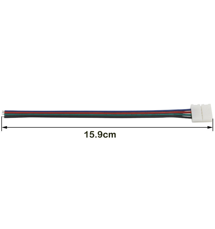 LED Strip Connector 2pin 8mm with Wire Free Connect No Need Soldering /Welding Connector For Led Strip 3528/5050