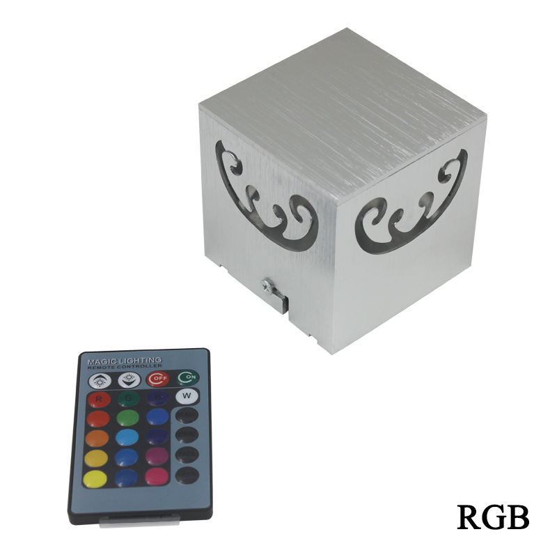 High quality RGB led lamp Four-sided butterfly wall lamp and indoor nightlight with factory price.