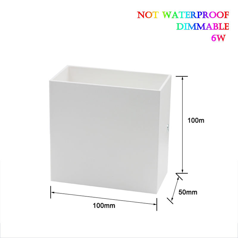 Waterproof IP65 Wall Light Decoration Aluminum LED Garden Wall Light Outdoor Lights Wall Mounted Bathroom LED Nightlight