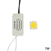 1 set 3W 5W 7W 10W 12W 15W 20W 25W 30W COB led chip board panel for led spotlight lamp+Plastic Shell LED power supply driver