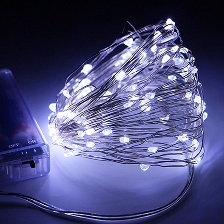 2M LED Garland Copper Wire Light String with Fairy Lamp for Outdoor Garland Party Lights and New Year Christmas Decor