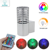 Indoor 3W Cylindrical LED Rgb Wall Lamp AC85-265V Aluminum Bedroom Decorative Led Wall Sconce Hallway Staircase Lighting
