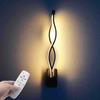 Novelty 16W LED Wall Sconces Indoor Home 21W 2.4G Dimming Fancy Wall Light with Remote Control Stairs Lamp