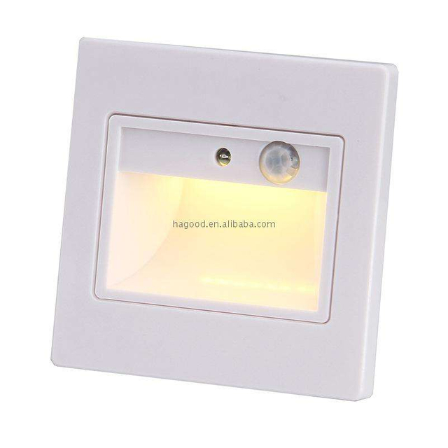 Hot Sale Night Light PIR Detector+Sensor Foot Lamp LED Stair Light For Hotel Home Stairs Using Lamps In Low Price
