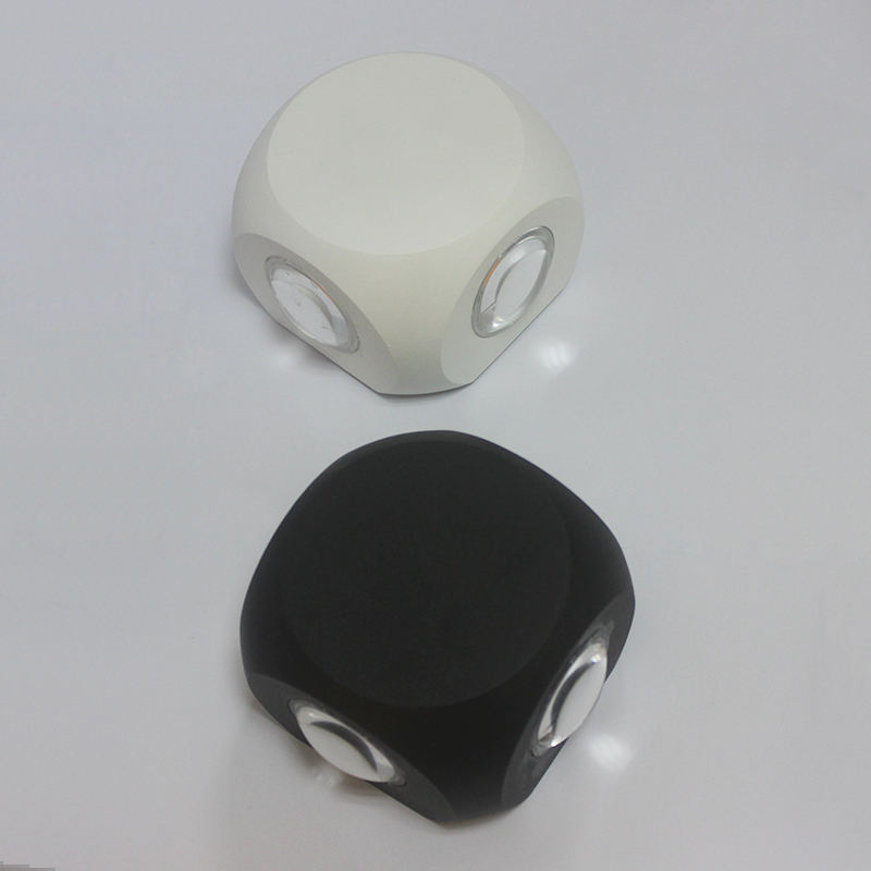 Hot Black White Shell 4W Indoor LED Wall Lamp for Hotel Room Office Hot Sale High Quality Aluminum Wall Light