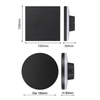 Modern Led Wall Lamp Indoor Stair Light Fixture Bedside Loft Living Room Up Down Home Hallway Lampada Wall Sconces