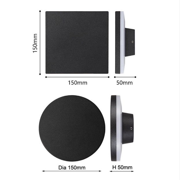Modern Led Wall Lamp Indoor Stair Light Fixture Bedside Loft Living Room Up Down Home Hallway Lampada Wall Sconces