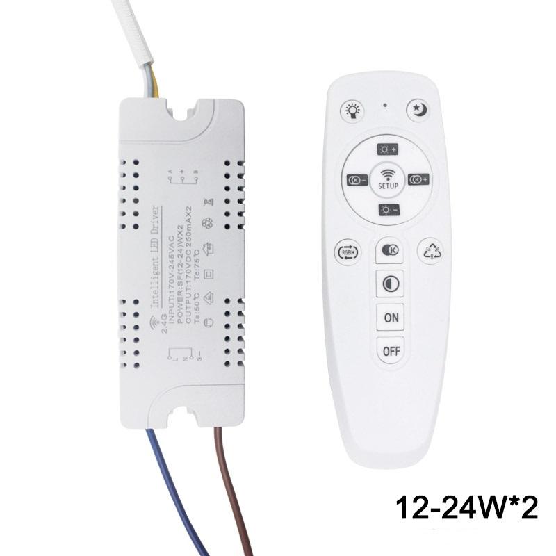 2.4G WIFI Safety Plastic Driver 15-24W Bluetooth Connection Lighting Power Transformer AC100-240VLED Ceiling Light Fixture
