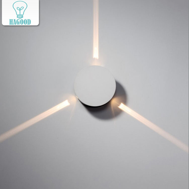 Indoor Wall mount round Cross wall light modern lamp bedside stairs indoor modern lamp lighting for hotel and house decoration wall light