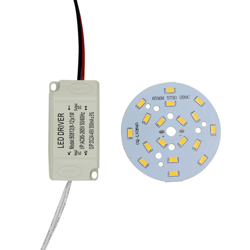 3W 5W 7W 9W 12W 15W 18W 24W SMD5730 Light-emitting diode chip+plastic shell LED driver power supply for LED ceiling light