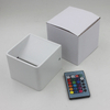 High quality 3W cube led wall lamp with rgb remote controller for indoor living room lighting
