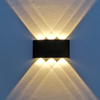 6W Arc-shaped Outdoor Waterproof Up And Down LED Wall Lamp Aluminum Modern Wall Sconce Lighting Wall Light