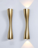 Groothandel Mode Decorate Indoor Zwart Goud Aluminium Acryl Ijzer Woonkamer LED Moderne Wandlamp