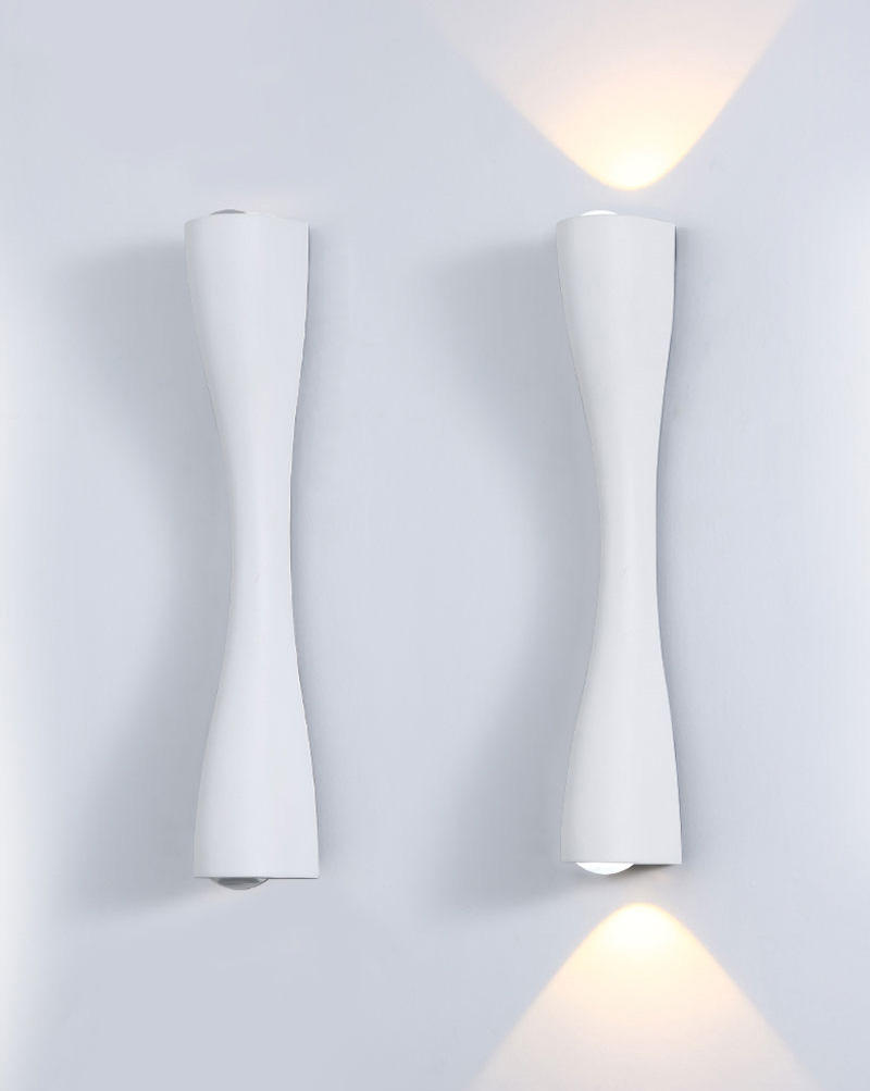 Groothandel Mode Decorate Indoor Zwart Goud Aluminium Acryl Ijzer Woonkamer LED Moderne Wandlamp