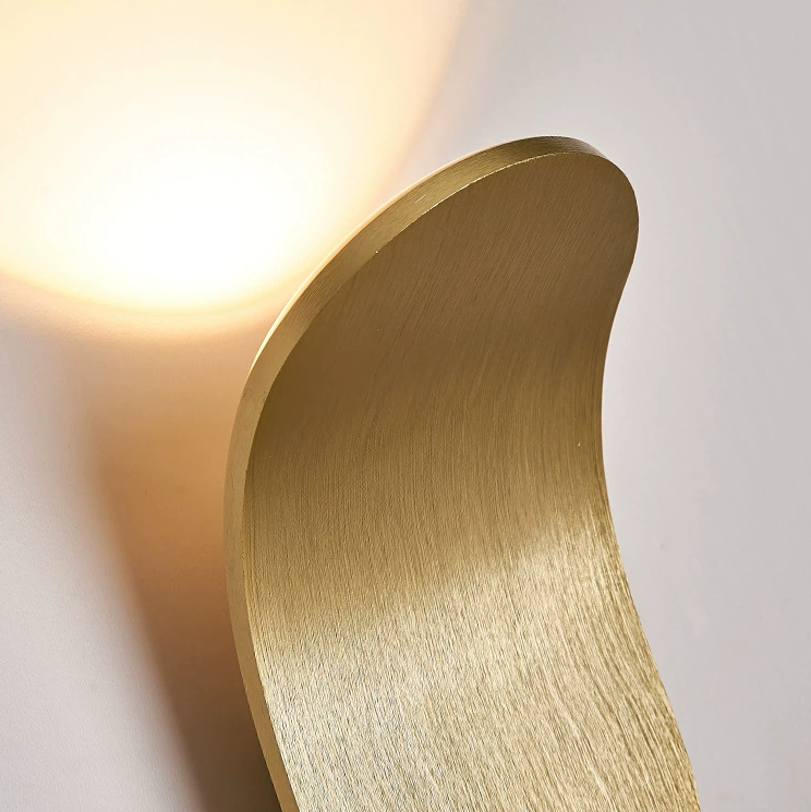 Nordic Eenvoudige RGB LED Wandlamp Metalen Muzieknoot Vormige Nachtkastje Spiraal Nachtlampje Moderne Gangen Thuis Indoor Woonka