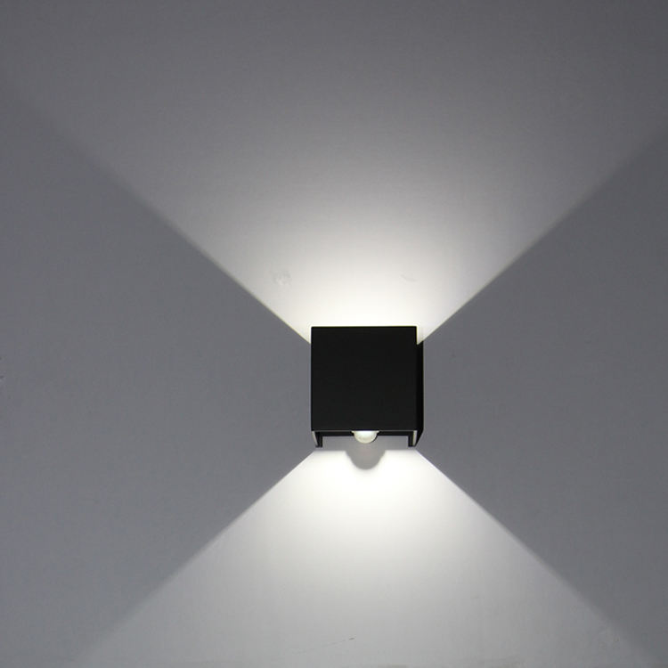 12W LED Wall Light Outdoor Waterproof IP65 Porch Garden Wall Lamp With Motion Sensor Decoration Lighting