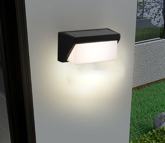 Solar wall lamp outdoor courtyard lamp waterproof outdoor household super brightvilla led table lamp factory direct sales
