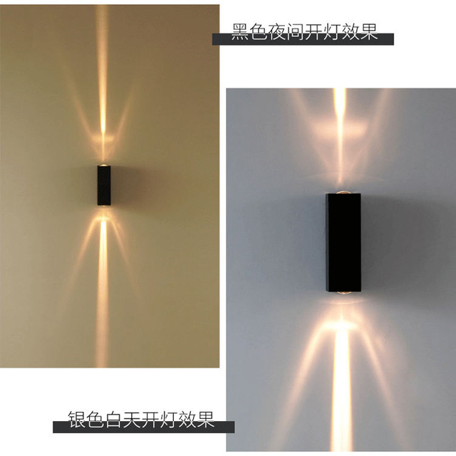 2023 New LED Wall Lamp Outdoor Waterproof Corridor Wall Lighting 6W Aluminum Outdoor Lightintg