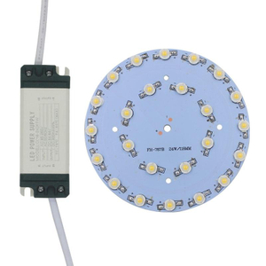 24W LED bulb spot light Star high power chip board panel LED plastic shell power supply driver