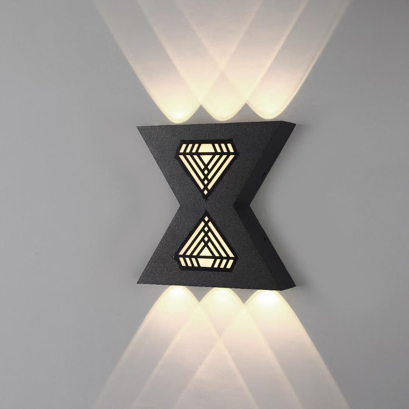 Hot Double Head Lamps Outdoor Waterproof Sconce For Bedroom Corridor Kitchen Lighting Fixture LED Wandlamp Up And Down Outdoor Sconces