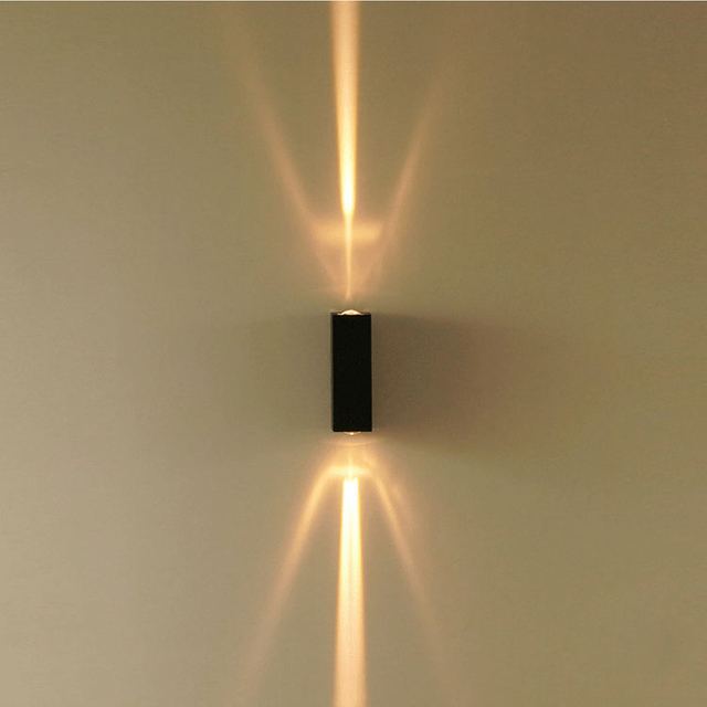 New LED Wall Lamp Outdoor Waterproof Corridor Wall Lighting Aluminum Outdoor Lightintg