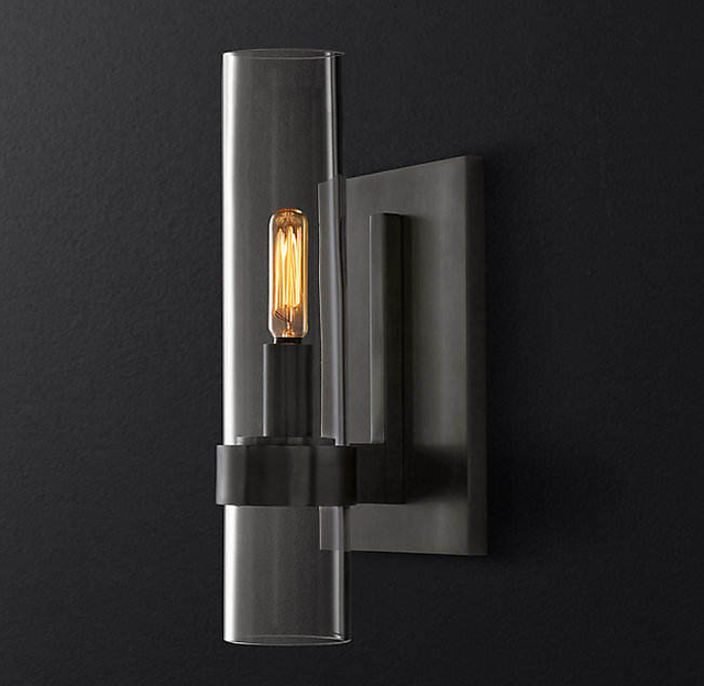 Post modern designer American simple wall lamp Candle model Nordic personality bedroom bedside living room background wall lamp