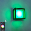 Smart IP65 outdoor light waterproof APP Controlled plastic garden waterproof lamp modern LED wall light wall mounted