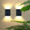 Solar wall light outdoor decoration garden courtyard home wall light waterproof up and down luminous outdoor